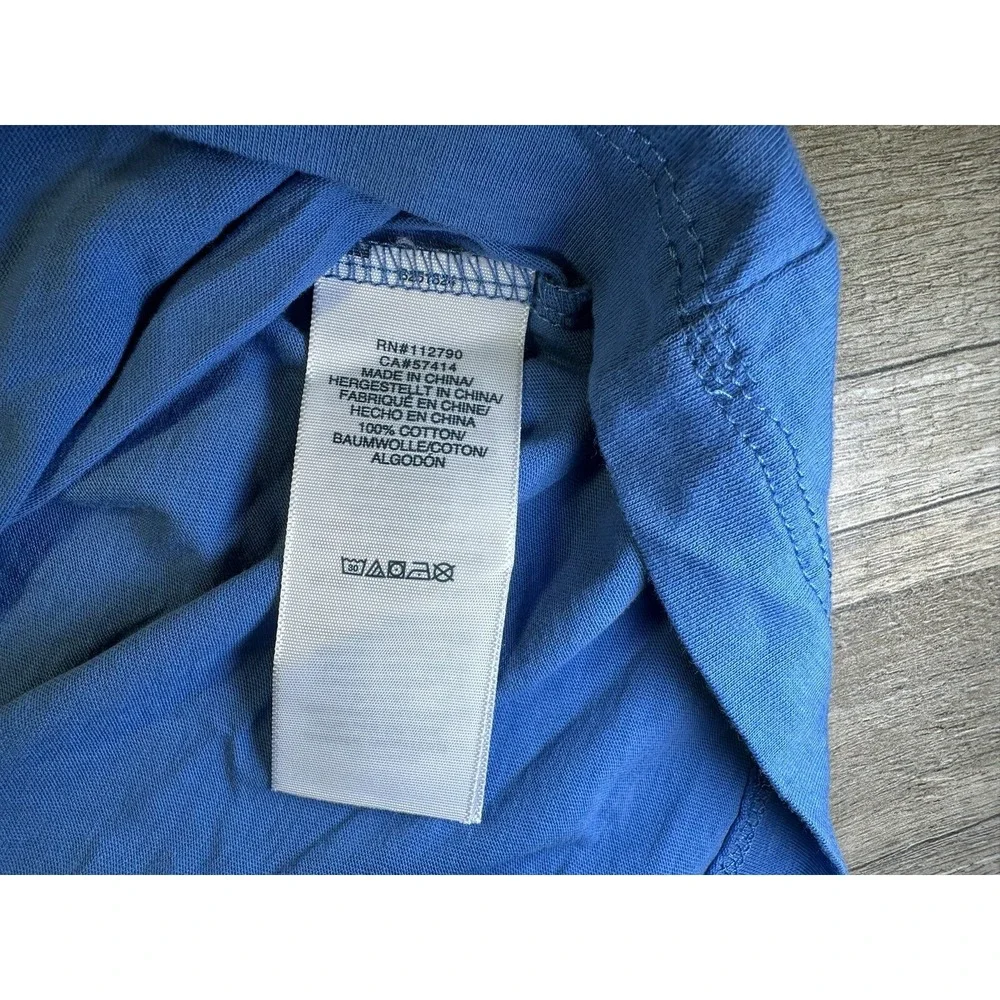 True Religion Half Buddha Horseshoe T Shirt Sz Large‎ Federal Blue Crew Rare